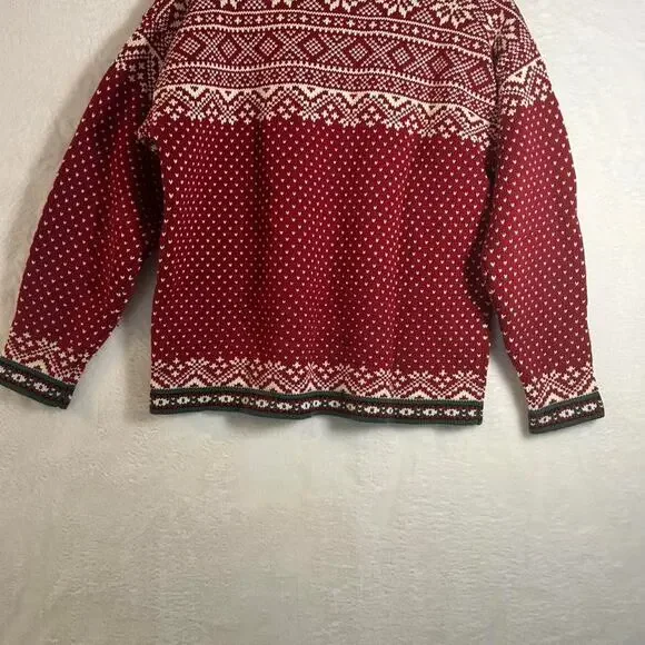 Llbean red and white fairisle - Picture 5 of 6